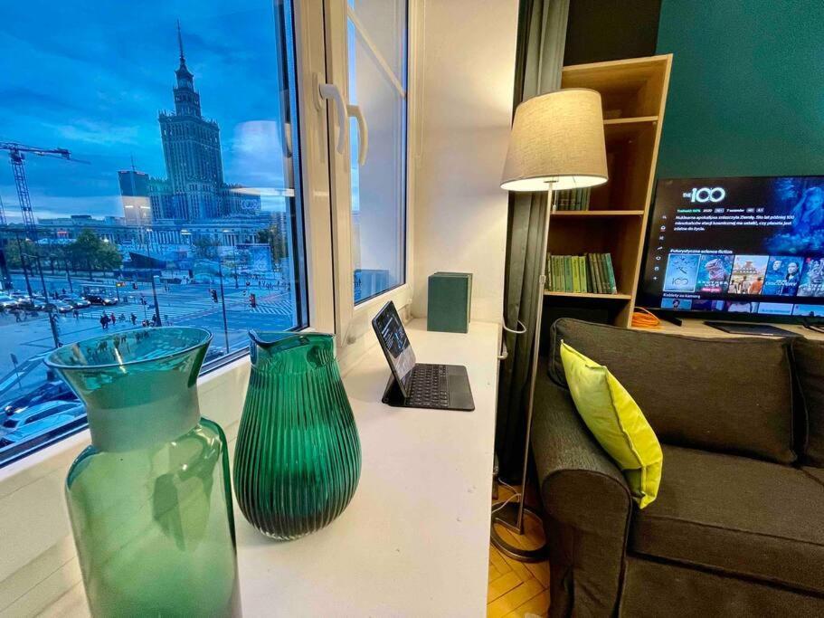 Super Square Metro X2 Fast Wifi 55'Tv Netflix Hbo Appletv+ Amazontv Lejlighed Warszawa Eksteriør billede