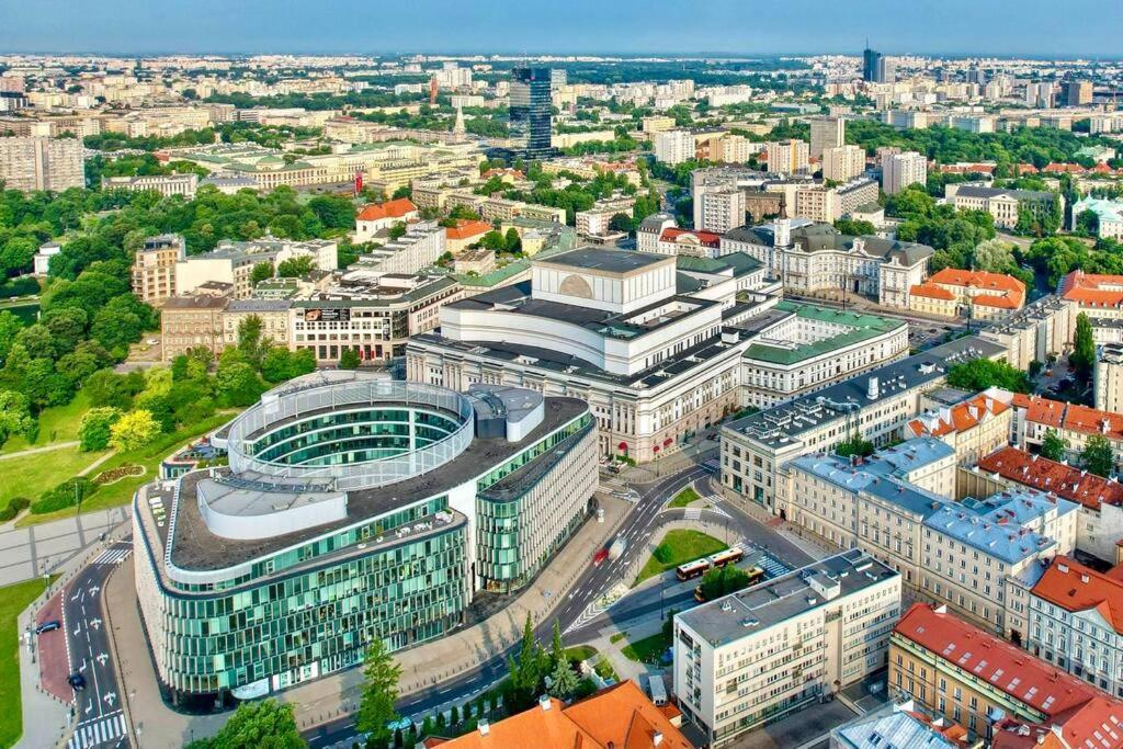 Super Square Metro X2 Fast Wifi 55'Tv Netflix Hbo Appletv+ Amazontv Lejlighed Warszawa Eksteriør billede