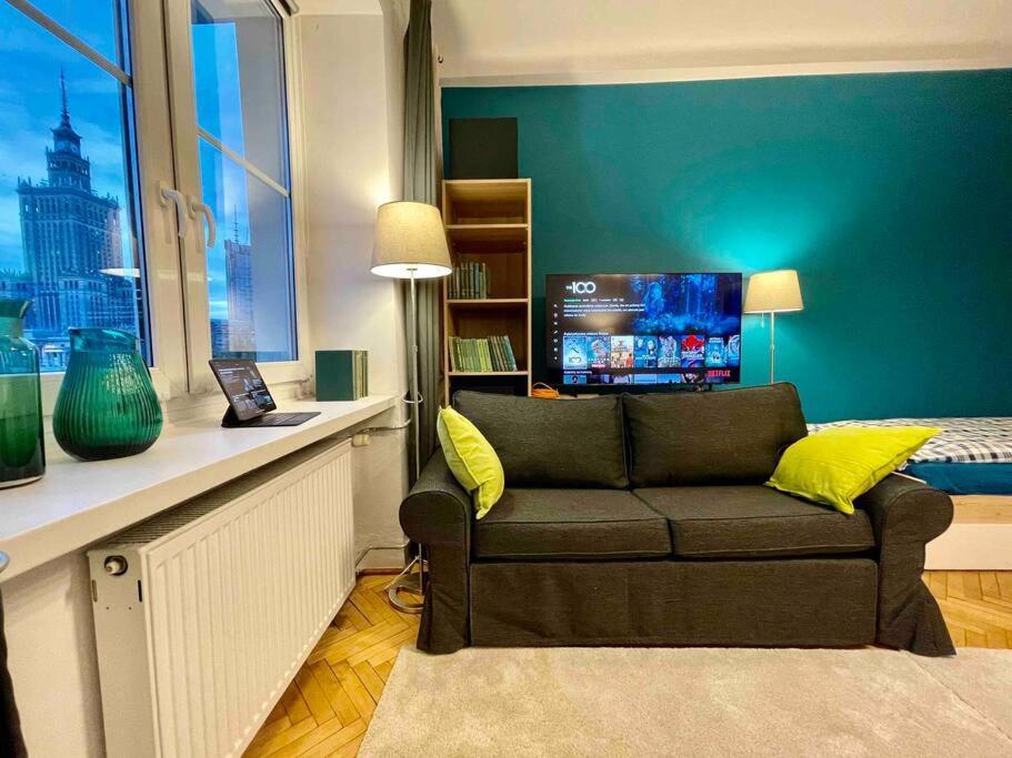 Super Square Metro X2 Fast Wifi 55'Tv Netflix Hbo Appletv+ Amazontv Lejlighed Warszawa Eksteriør billede